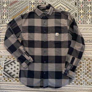 Men’s med carhartt relaxed fit flannel, carhartt WIP